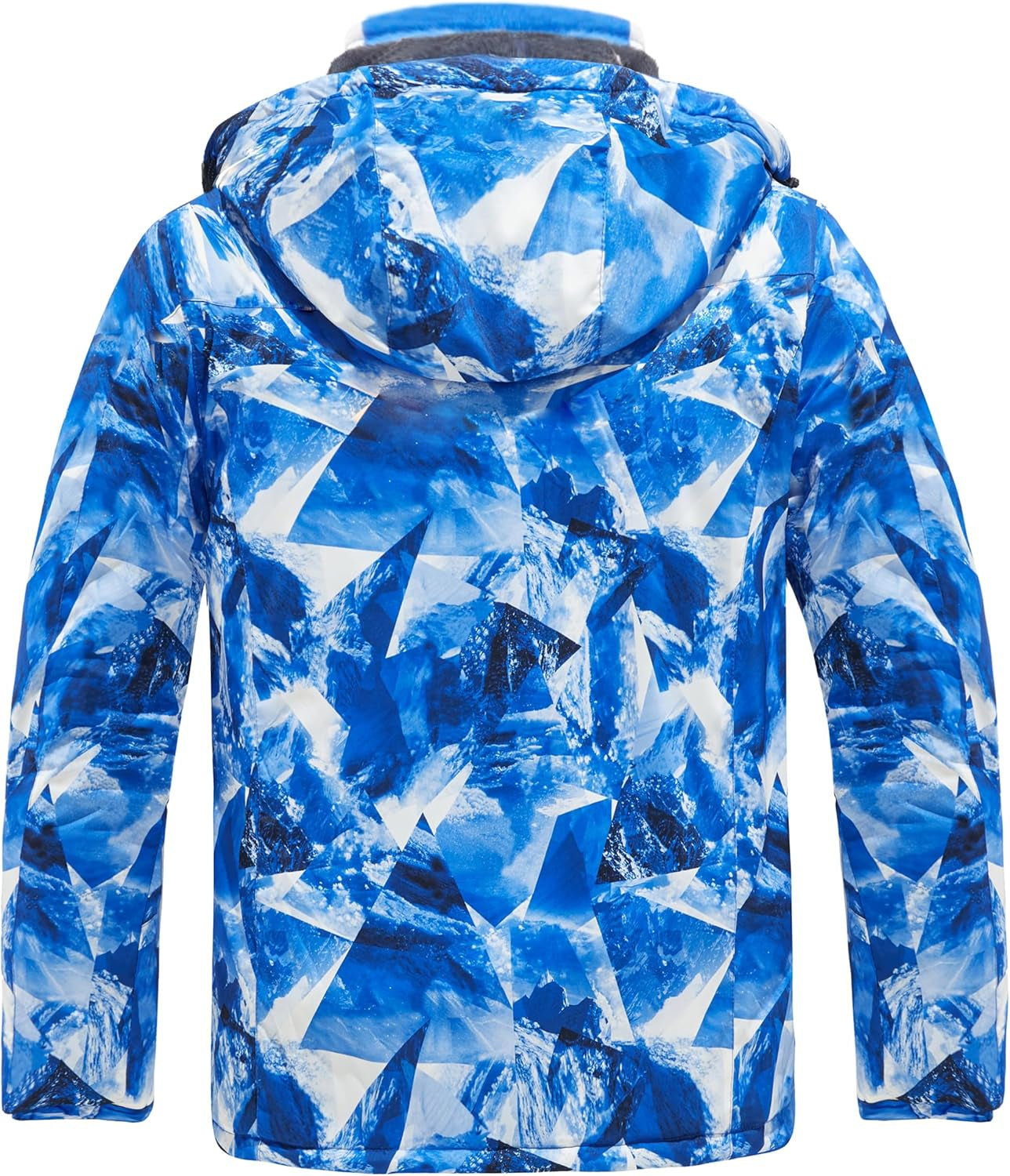 Men'S Softshell Waterproof Polar Fleece Breathable Climbing Ski Coat